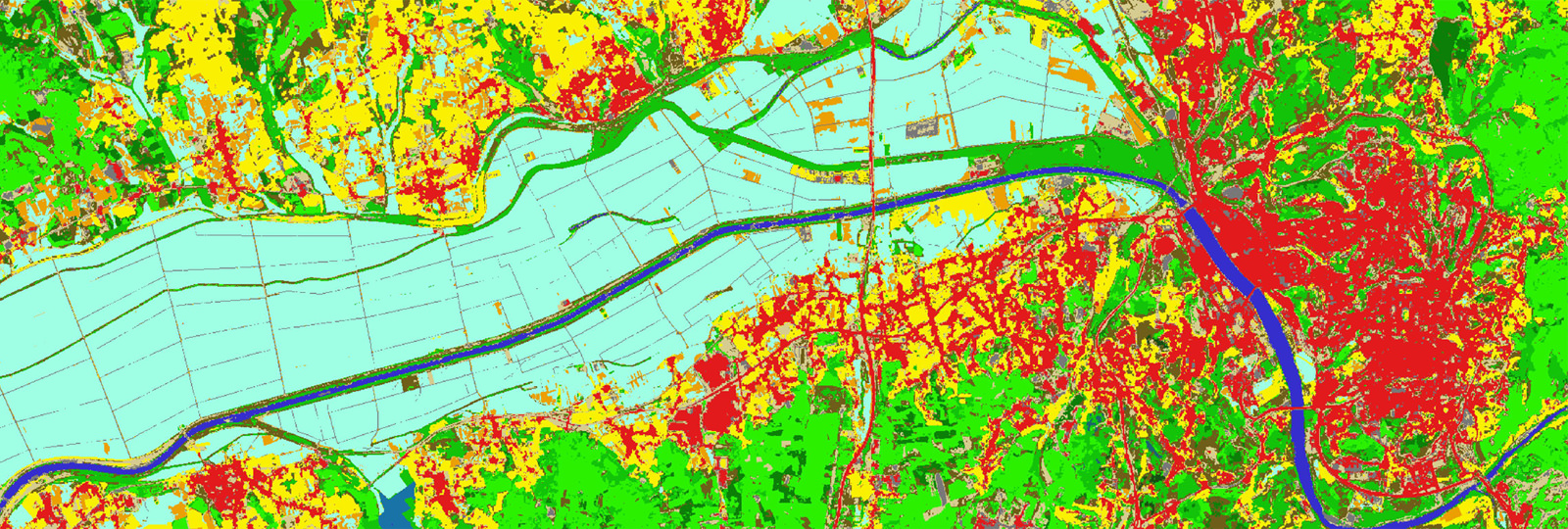 Carta representando a ocupação do solo em 2021, Coimbra — COSc2021